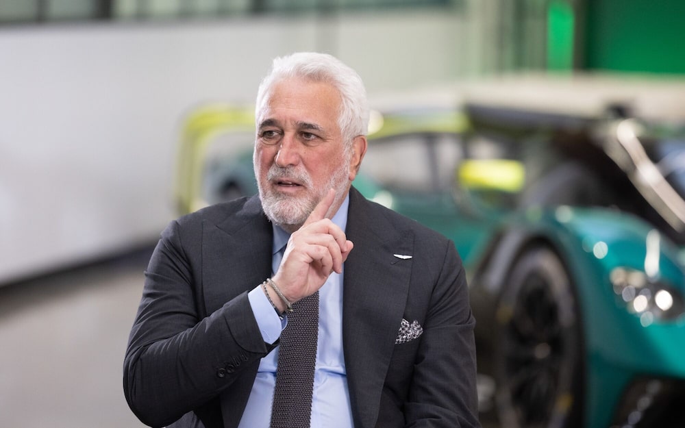 Lawrence Stroll, de Aston Martin. Lawrence Stroll, de Aston Martin.