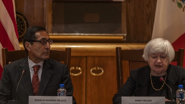 Janet Yellen insta a México aumentar la lucha contra las finanzas ilícitas del narcotráfico Janet Yellen insta a México aumentar la lucha contra las finanzas ilícitas del narcotráfico