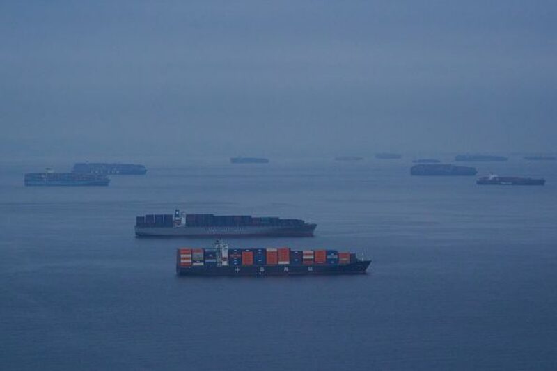 Ports Of Los Angeles And Long Beach As Container Glut Eases. Ports Of Los Angeles And Long Beach As Container Glut Eases.