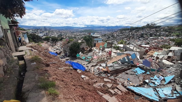 Por falla geológica, declaran zona de desastre a colonias de la capital hondureña Por falla geológica, declaran zona de desastre a colonias de la capital hondureña