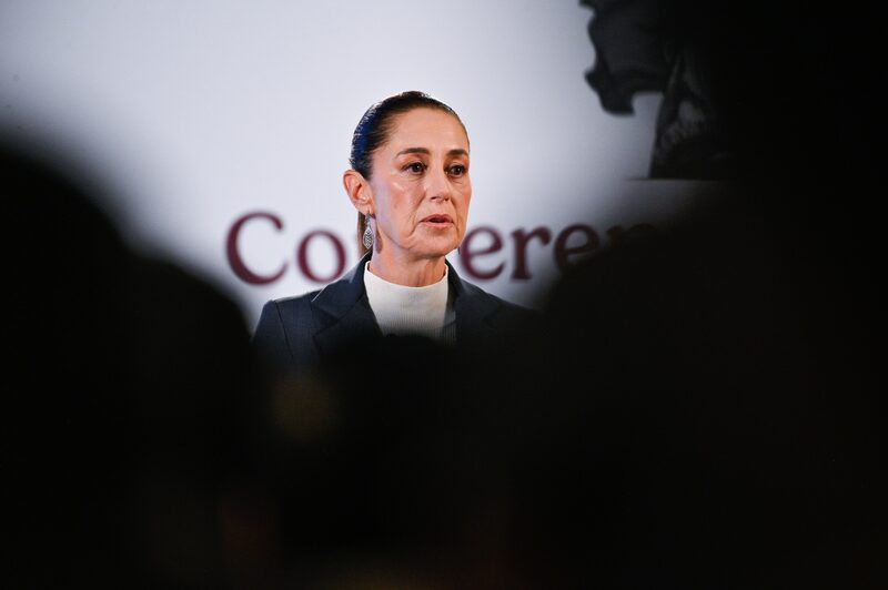 Claudia Sheinbaum, presidenta de México, durante su primera conferencia matutina en Palacio Nacional, el miércoles 2 de octubre de 2024 Claudia Sheinbaum, presidenta de México, durante su primera conferencia matutina en Palacio Nacional, el miércoles 2 de octubre de 2024