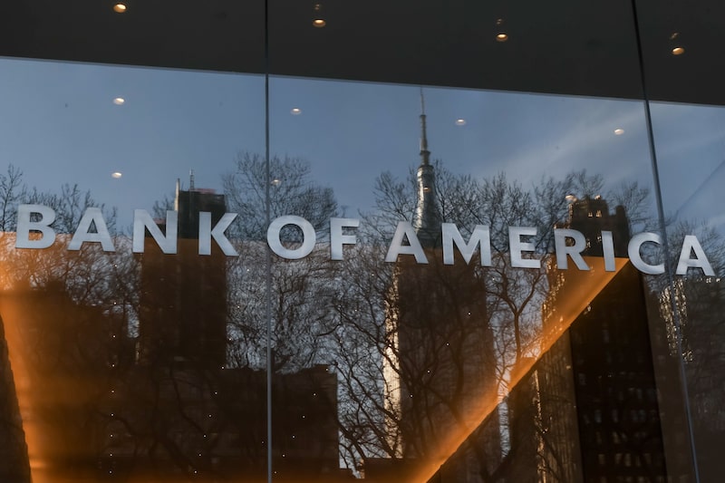 Letrero de Bank of America Corp. en un edificio de oficinas en Nueva York. Foto: Michael Nagle/Bloomberg Letrero de Bank of America Corp. en un edificio de oficinas en Nueva York. Foto: Michael Nagle/Bloomberg