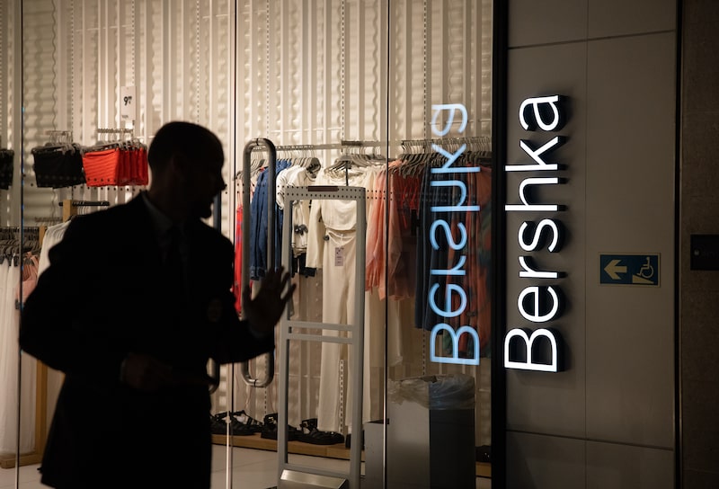 A Bershka clothing store in Mallorca, Spain. A Bershka clothing store in Mallorca, Spain.