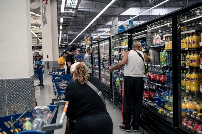 Shoppers browse products at a Wal-Mart de Mexico SAB store in Mexico City, Mexico, on Friday, April 4, 2025. Walmex, the local unit of the US retail giant, announced plans to invest $6 billion this year in Mexico, escalating its bet on the market despite economic challenges and a brewing US trade conflict. Photographer: Mayolo Lopez Guiterrez/Bloomberg Shoppers browse products at a Wal-Mart de Mexico SAB store in Mexico City, Mexico, on Friday, April 4, 2025. Walmex, the local unit of the US retail giant, announced plans to invest $6 billion this year in Mexico, escalating its bet on the market despite economic challenges and a brewing US trade conflict. Photographer: Mayolo Lopez Guiterrez/Bloomberg