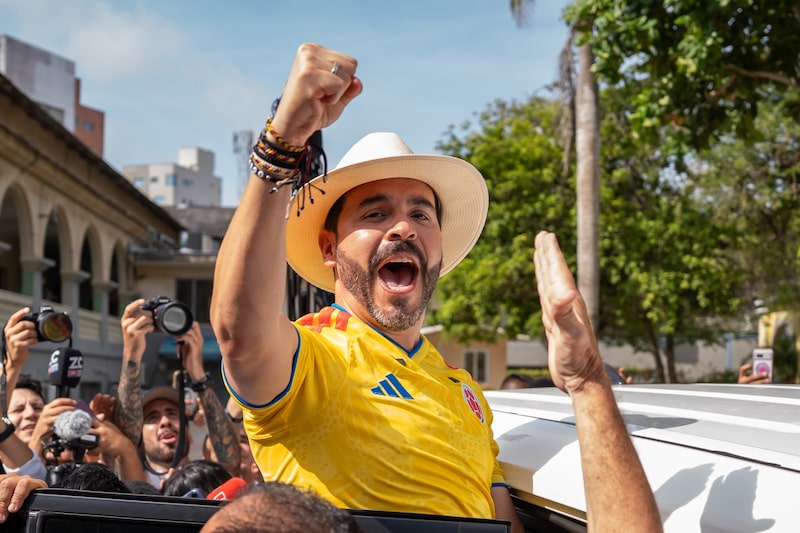 Abelardo De la Espriella, presidente electo de Colombia. Abelardo De la Espriella, presidente electo de Colombia.