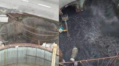 Estas imagens mostram, quadro a quadro, o colapso da obra do metrô em SP Estas imagens mostram, quadro a quadro, o colapso da obra do metrô em SP