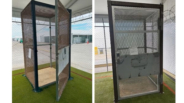 Fotos: las jaulas de 1,6 m² donde el Gobierno Trump encerró a migrantes en Alligator Alcatraz Fotos: las jaulas de 1,6 m² donde el Gobierno Trump encerró a migrantes en Alligator Alcatraz