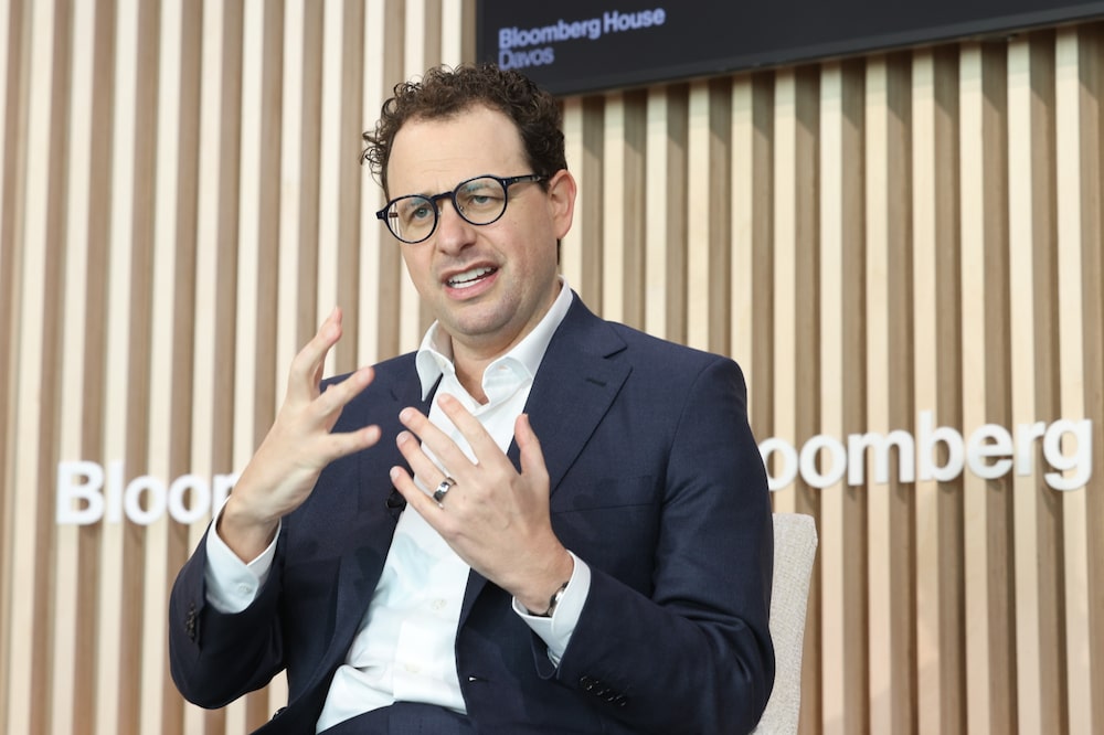 Dario Amodei, cofundador y CEO de Anthropic, durante una entrevista con Bloomberg. Dario Amodei, cofundador y CEO de Anthropic, durante una entrevista con Bloomberg.
