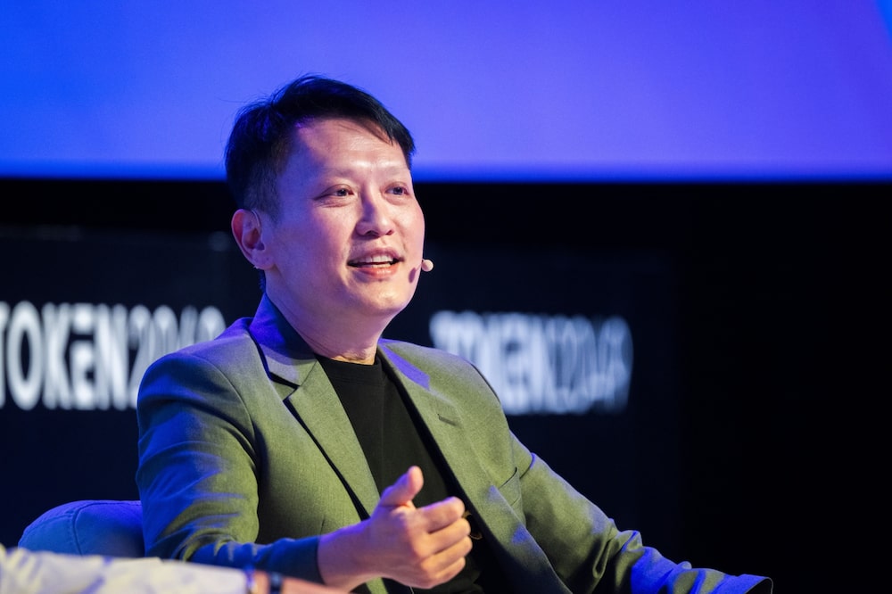 El nuevo CEO de Binance, Richard Tengo durante una conferencia El nuevo CEO de Binance, Richard Tengo durante una conferencia