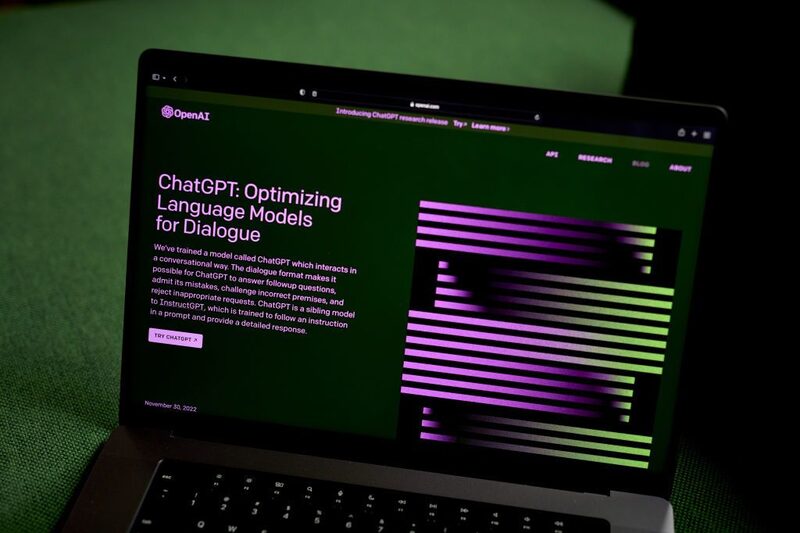 El sitio web ChatGPT El sitio web ChatGPT