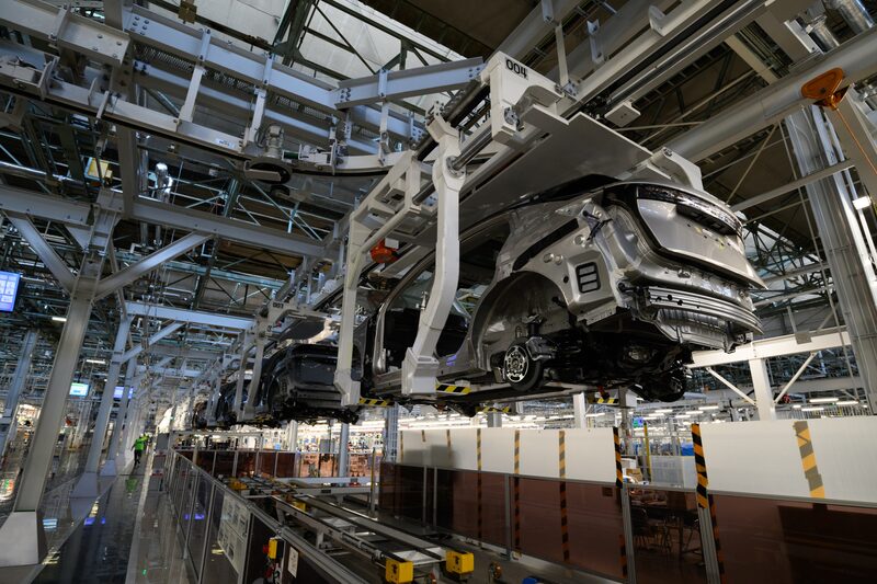 Línea de fabricación de Nissan Línea de fabricación de Nissan