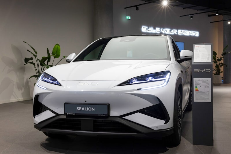 El Sealion en un concesionario BYD en Berlín, Alemania, el viernes 12 de septiembre de 2025. El Sealion en un concesionario BYD en Berlín, Alemania, el viernes 12 de septiembre de 2025.