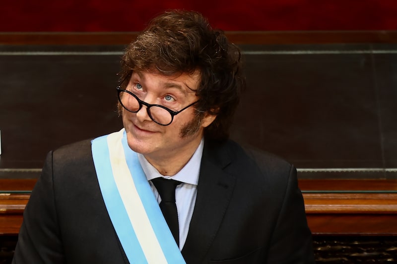 Javier Milei Photographer: Tomas Cuesta/Getty Images Javier Milei Photographer: Tomas Cuesta/Getty Images