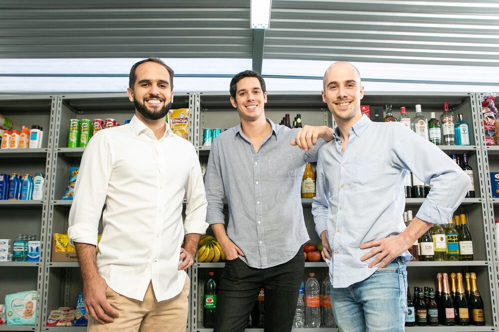 Alex Bretzner (esq.), Rafael Vasto (centro) e Rodrigo Maroja, fundadores da startup Daki Alex Bretzner (esq.), Rafael Vasto (centro) e Rodrigo Maroja, fundadores da startup Daki
