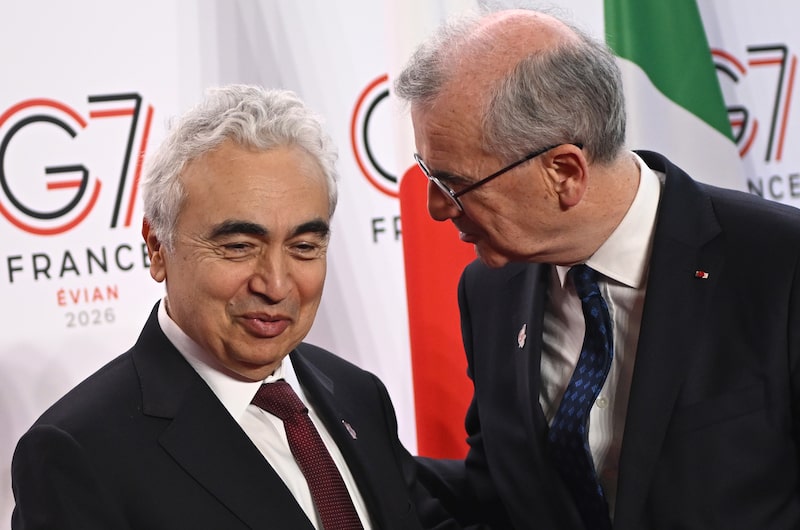 Fatih Birol en la reunión de ministros de Finanzas y gobernadores de bancos centrales del G-7 celebrada en París el 18 de mayo. Fotógrafo: Benjamin Girette/Bloomberg Fatih Birol en la reunión de ministros de Finanzas y gobernadores de bancos centrales del G-7 celebrada en París el 18 de mayo. Fotógrafo: Benjamin Girette/Bloomberg
