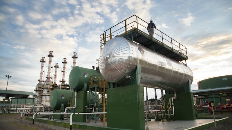 Imagen de una estación de bombeo del Oleoducto de Crudos Pesados en la Amazonía ecuatoriana. Foto: OCP Imagen de una estación de bombeo del Oleoducto de Crudos Pesados en la Amazonía ecuatoriana. Foto: OCP
