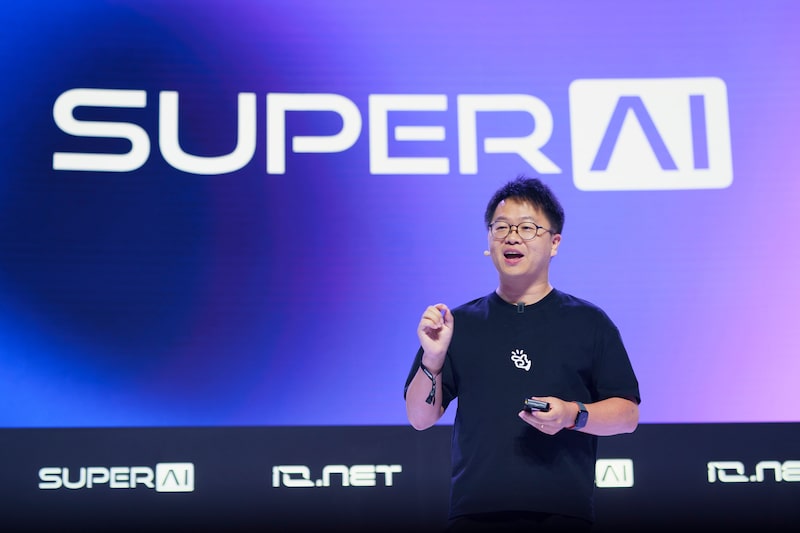 Tao Cheung, co-founder of Manus AI, during the Super AI Conference in Singapore, on Wednesday, June 18, 2025. The conference runs through June 19. Photographer: Ore Huiying/Bloomberg Tao Cheung, co-founder of Manus AI, during the Super AI Conference in Singapore, on Wednesday, June 18, 2025. The conference runs through June 19. Photographer: Ore Huiying/Bloomberg