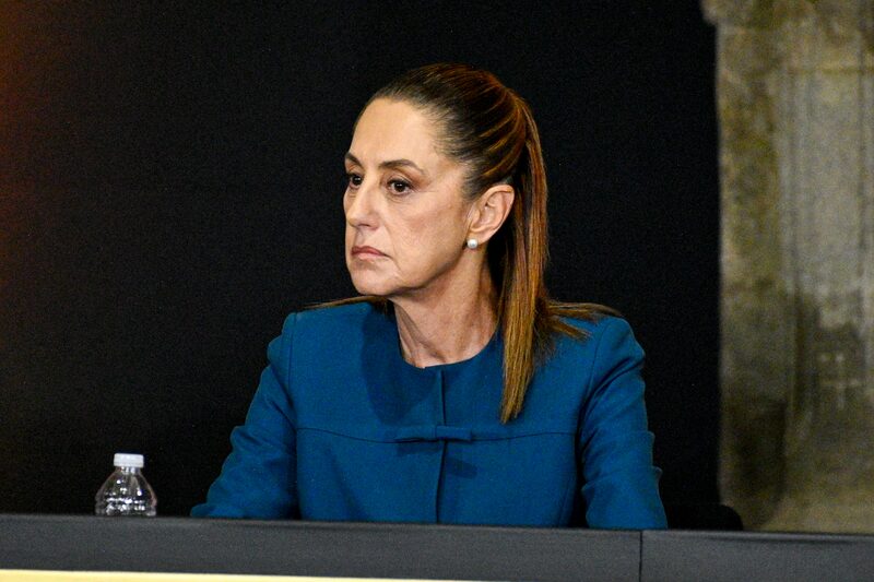 Claudia Sheinbaum, presidenta de México, durante el evento conmemorativo de los 100 años de la fundación de Banxico, en Ciudad de México el 25 de agosto de 2025. Claudia Sheinbaum, presidenta de México, durante el evento conmemorativo de los 100 años de la fundación de Banxico, en Ciudad de México el 25 de agosto de 2025.