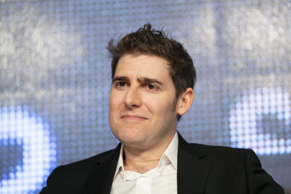 Eduardo Saverin, brasileiro cofundador do Facebook, no FinTech Festival de Singapura, em 2018. Foto: Wei Leng Tay/Bloomberg Eduardo Saverin, brasileiro cofundador do Facebook, no FinTech Festival de Singapura, em 2018. Foto: Wei Leng Tay/Bloomberg