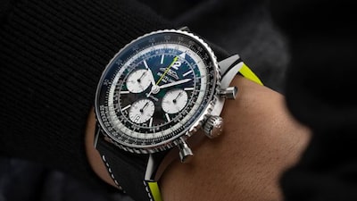 Legado y precisión: así es el nuevo Navitimer, el primer reloj de Breitling y Aston Martin para la Fórmula 1 Legado y precisión: así es el nuevo Navitimer, el primer reloj de Breitling y Aston Martin para la Fórmula 1