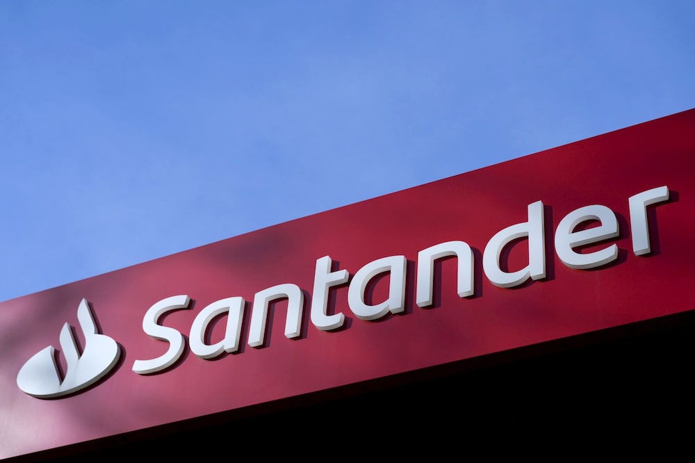 Imagen de marca de Santander. Imagen de marca de Santander.