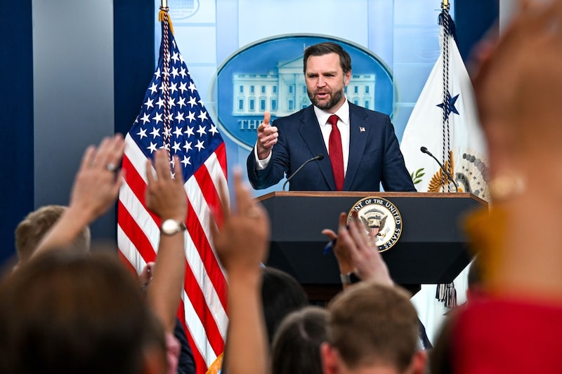 El vicepresidente JD Vance. El vicepresidente JD Vance.