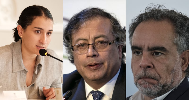 Laura Sarabia, Gustavo Petro y Armando Benedetti Laura Sarabia, Gustavo Petro y Armando Benedetti