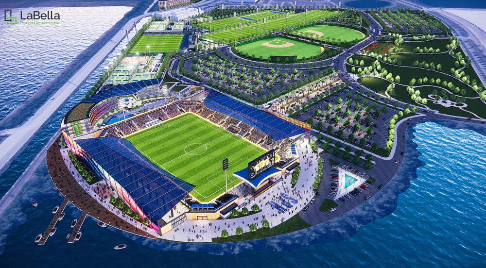 SPH: El megacomplejo deportivo que desarrolla un grupo de empresarios y ex deportistas argentinos en Miami. SPH: El megacomplejo deportivo que desarrolla un grupo de empresarios y ex deportistas argentinos en Miami.