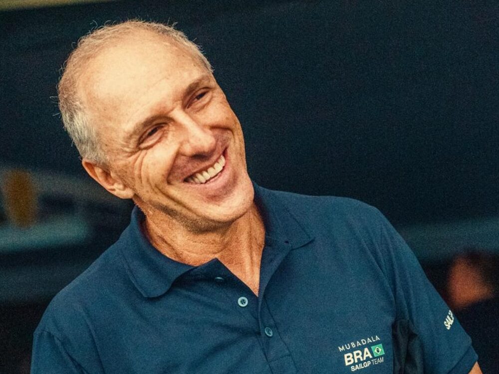Alan Adler, CEO da IMM e do Mubadala Brazil SailGP Team: Eu realmente fiquei muito impressionado com o SailGP quando vi pela primeira vez. É um produto espetacular para quem assiste ao vivo e em qualquer tela Alan Adler, CEO da IMM e do Mubadala Brazil SailGP Team: Eu realmente fiquei muito impressionado com o SailGP quando vi pela primeira vez. É um produto espetacular para quem assiste ao vivo e em qualquer tela