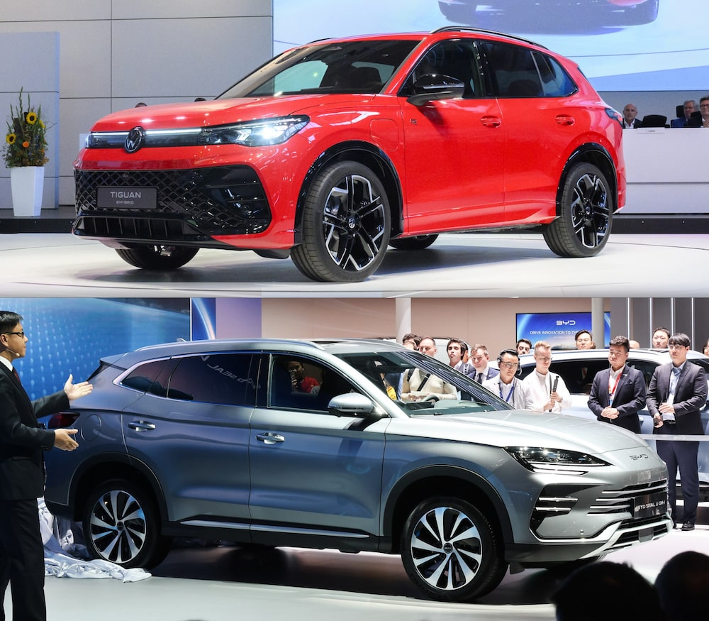 Volkswagen Tiguan eHybrid y BYD Seal U DM-i. Volkswagen Tiguan eHybrid y BYD Seal U DM-i.