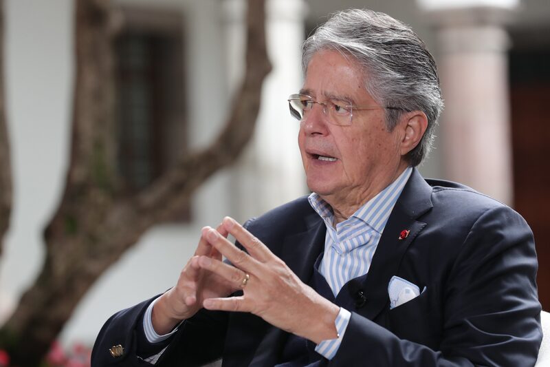 El presidente de Ecuador, Guillermo Lasso. El presidente de Ecuador, Guillermo Lasso.