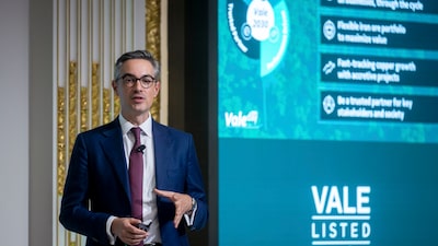 Vale aposta em reserva própria para crescer em cobre. ‘Não precisamos de M&A’, diz CEO Vale aposta em reserva própria para crescer em cobre. ‘Não precisamos de M&A’, diz CEO