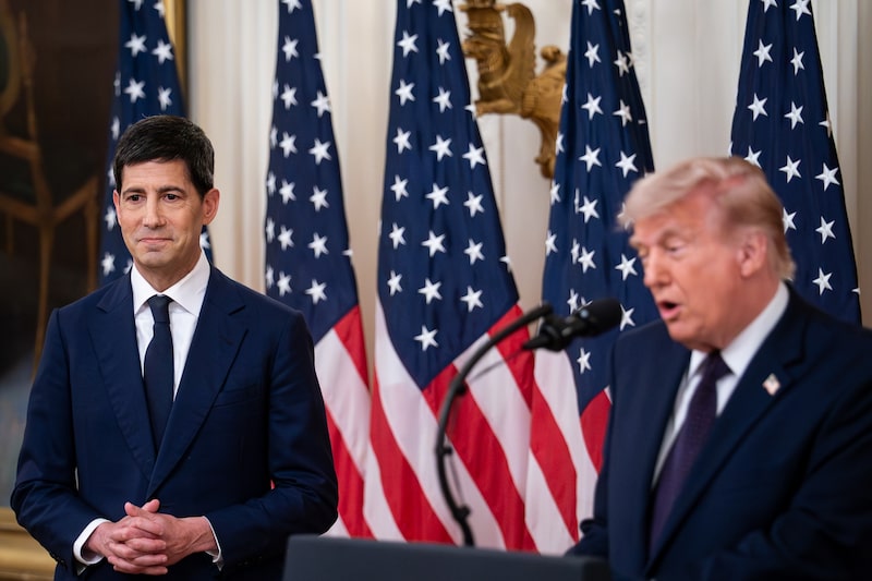 El presidente de la Reserva Federal, Kevin Warsh, y el presidente Donald Trump. Fotógrafo: Al Drago/Bloomberg. El presidente de la Reserva Federal, Kevin Warsh, y el presidente Donald Trump. Fotógrafo: Al Drago/Bloomberg.