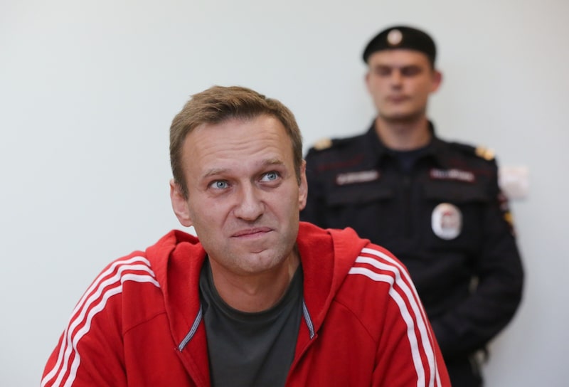 Russia Opposition Leader Alexey Navalny Appears In Court Russia Opposition Leader Alexey Navalny Appears In Court