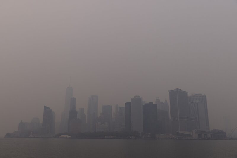 Nueva York cubierta de humo Nueva York cubierta de humo
