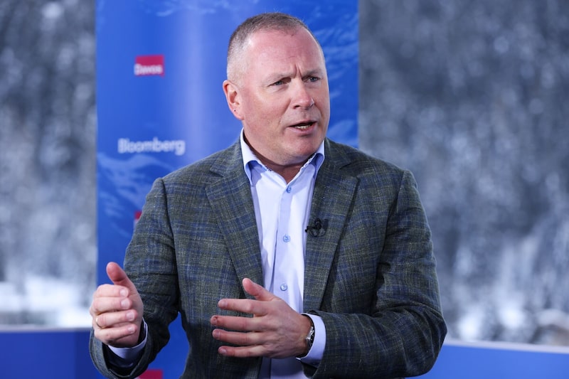 Nicolai Tangen during an interview in Davos, on Jan. 15. Photographer: Hollie Adams/Bloomberg Nicolai Tangen during an interview in Davos, on Jan. 15. Photographer: Hollie Adams/Bloomberg