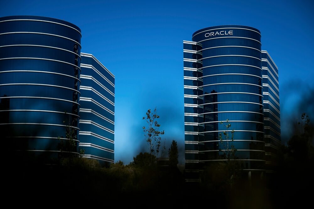 Las oficinas de Oracle en Redwood City, California.Fotógrafo: David Paul Morris/Bloomberg Las oficinas de Oracle en Redwood City, California.Fotógrafo: David Paul Morris/Bloomberg