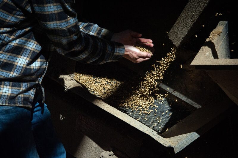 Pellets de soja fabricados en una planta de procesamiento de Greenwood, Mississippi. Fotógrafo: Rory Doyle/Bloomberg Pellets de soja fabricados en una planta de procesamiento de Greenwood, Mississippi. Fotógrafo: Rory Doyle/Bloomberg