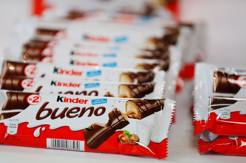 Kinder Bueno Fotógrafo: Charly Triballeau/AFP/Getty Images Kinder Bueno Fotógrafo: Charly Triballeau/AFP/Getty Images