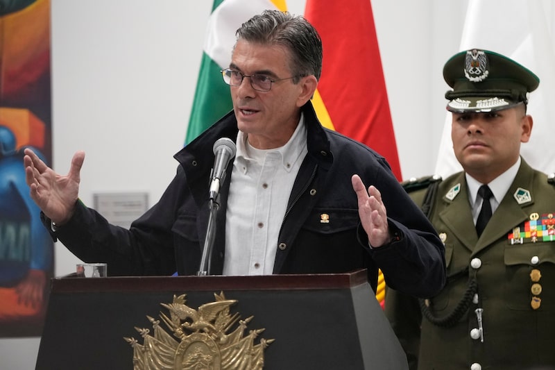 En la foto, el presidente de Bolivia, Rodrigo Paz. En la foto, el presidente de Bolivia, Rodrigo Paz.
