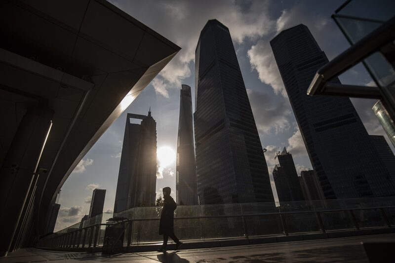 Distrito financeiro de Xangai, na China: investidores na Ásia seguem cautela observada em Nova York (Foto: Qilai Shen/Bloomberg) Distrito financeiro de Xangai, na China: investidores na Ásia seguem cautela observada em Nova York (Foto: Qilai Shen/Bloomberg)