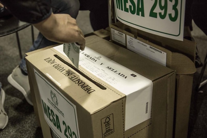 La primera vuelta en Colombia será le próximo 29 de mayo. La primera vuelta en Colombia será le próximo 29 de mayo.