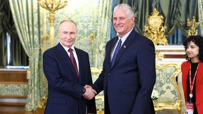 Díaz-Canel es recibido por Putin, que destaca la “lucha” de Cuba contra el “nazismo” Díaz-Canel es recibido por Putin, que destaca la “lucha” de Cuba contra el “nazismo”