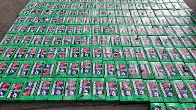 Fotos: ladrillos de cocaína con la imagen de Haaland sorprenden a la Policía de Ecuador Fotos: ladrillos de cocaína con la imagen de Haaland sorprenden a la Policía de Ecuador