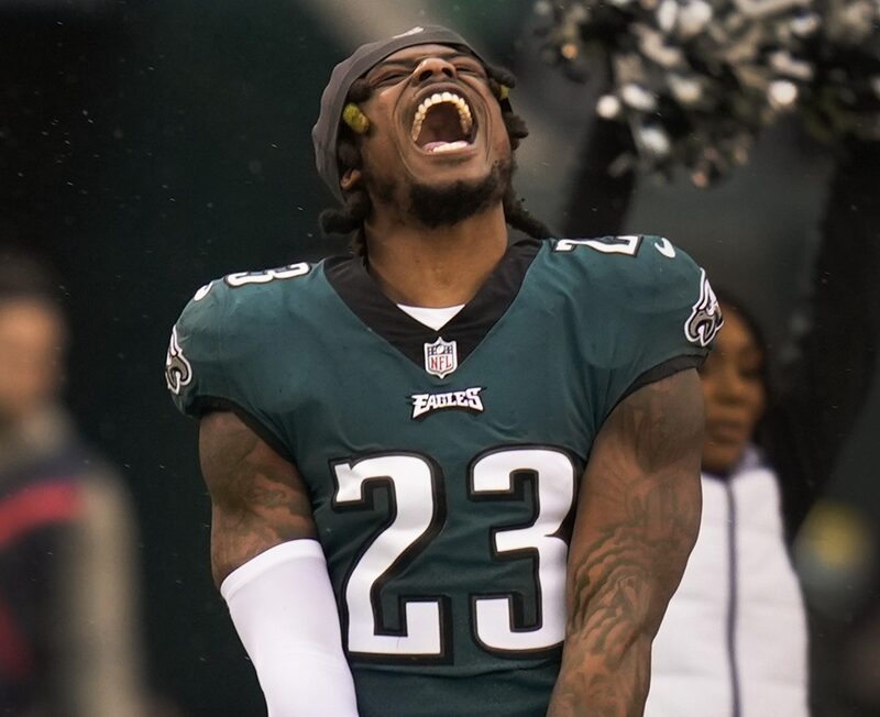 C.J. Gardner-Johnson de los Philadelphia Eagles. C.J. Gardner-Johnson de los Philadelphia Eagles.