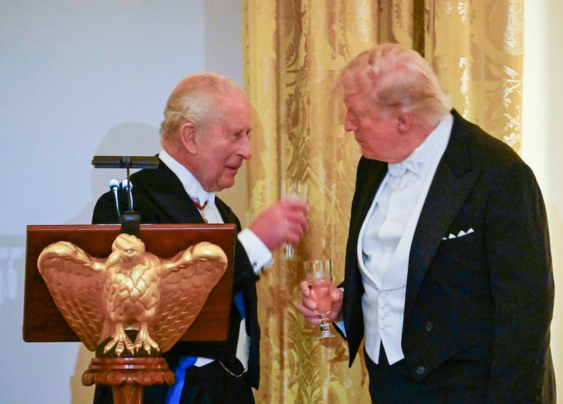 King Charles III and Donald Trump King Charles III and Donald Trump