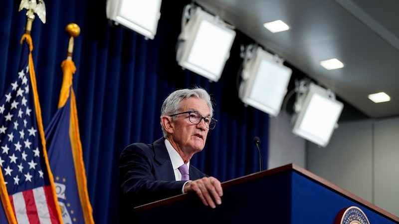 Jerome Powell abre às 10h20 o evento "U.S. Treasury Market Conference" nesta quinta-feira (24) com discurso gravado (Foto: Al Drago/Bloomberg via Getty Images) Jerome Powell abre às 10h20 o evento "U.S. Treasury Market Conference" nesta quinta-feira (24) com discurso gravado (Foto: Al Drago/Bloomberg via Getty Images)