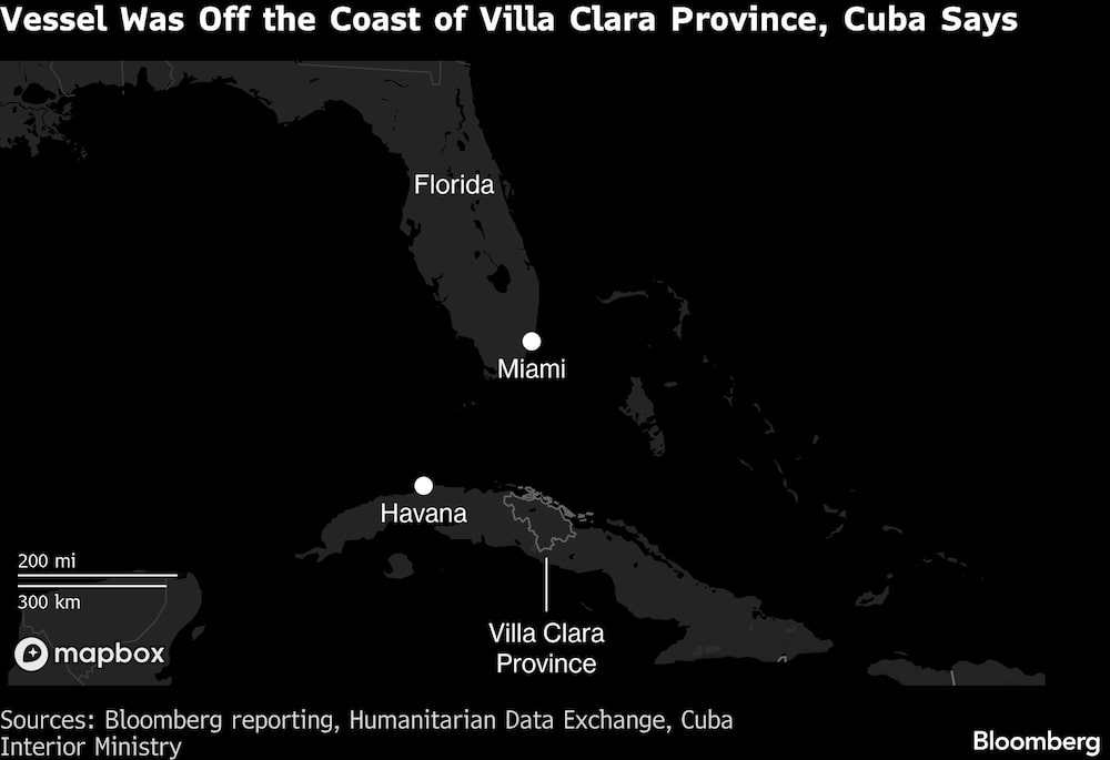 Vessel Was Off the Coast of Villa Clara Province, Cuba Says Vessel Was Off the Coast of Villa Clara Province, Cuba Says