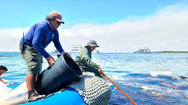 Una embarcación que transportaba 2.000 galones de diésel se hundió en Galápagos Una embarcación que transportaba 2.000 galones de diésel se hundió en Galápagos
