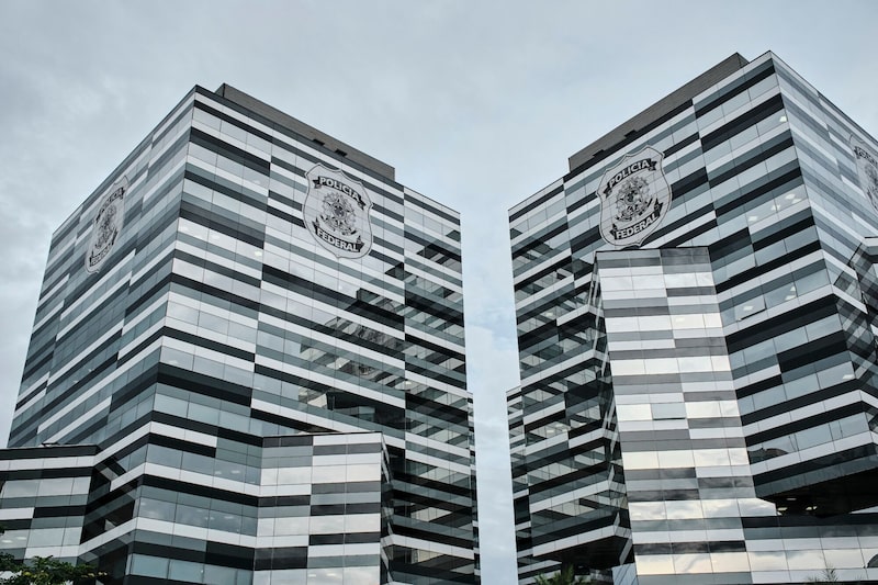 La sede de la Policía Federal de Brasil en Brasilia, Brasil. La sede de la Policía Federal de Brasil en Brasilia, Brasil.